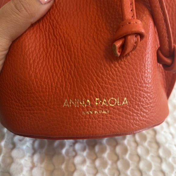 ANNA PAOLA bucket leather bag - Picture 3 of 7